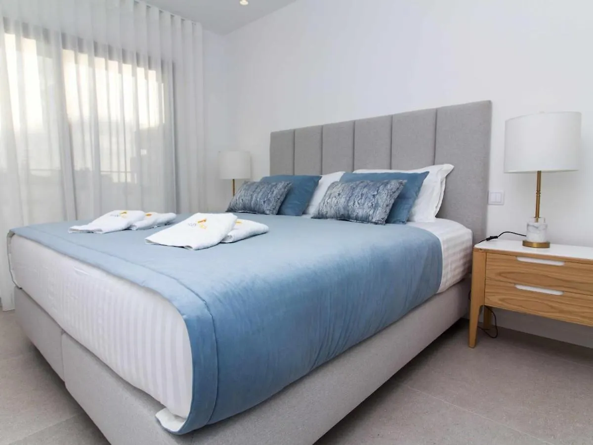 Panoramic N Apartment - Rooftop Pool & Sea View & Garage & Bbq Albufeira