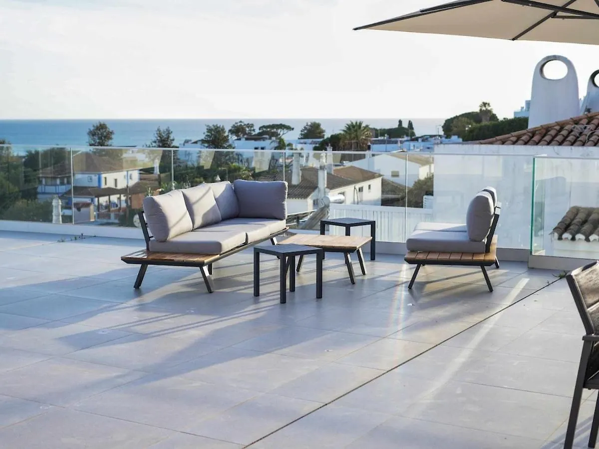 Panoramic N Apartment - Rooftop Pool & Sea View & Garage & Bbq Albufeira Portugal