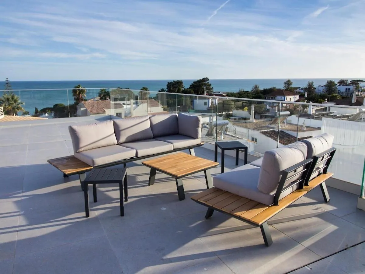 Panoramic N Apartment - Rooftop Pool & Sea View & Garage & Bbq Albufeira