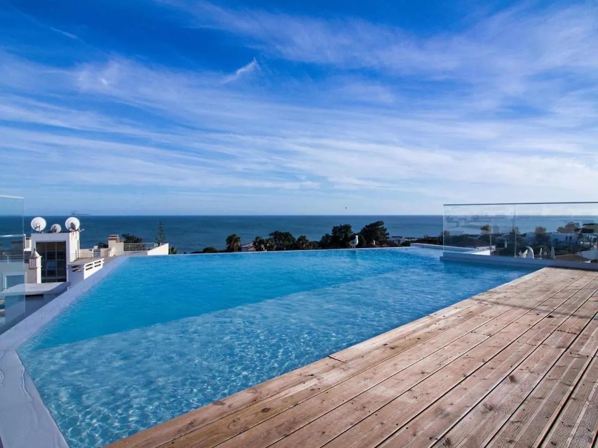 Panoramic N Apartment - Rooftop Pool & Sea View & Garage & Bbq Albufeira 0*,