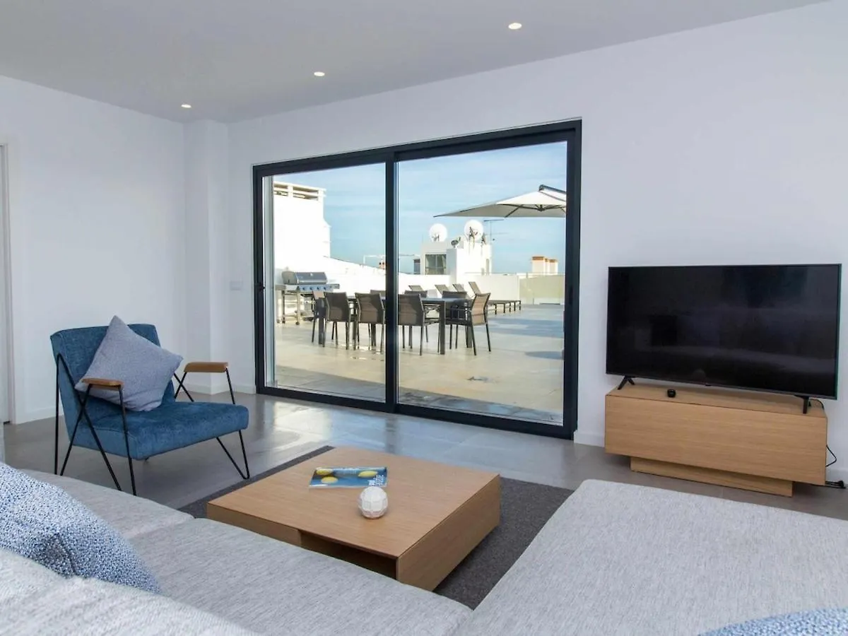 Panoramic N Apartment - Rooftop Pool & Sea View & Garage & Bbq Albufeira